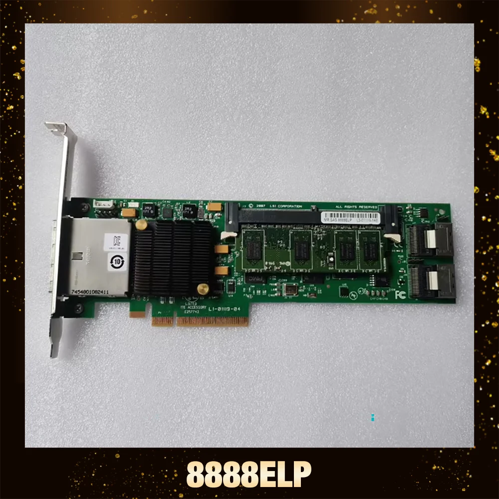 Original MR SAS 8888ELP SAS/SATAII Array Card
