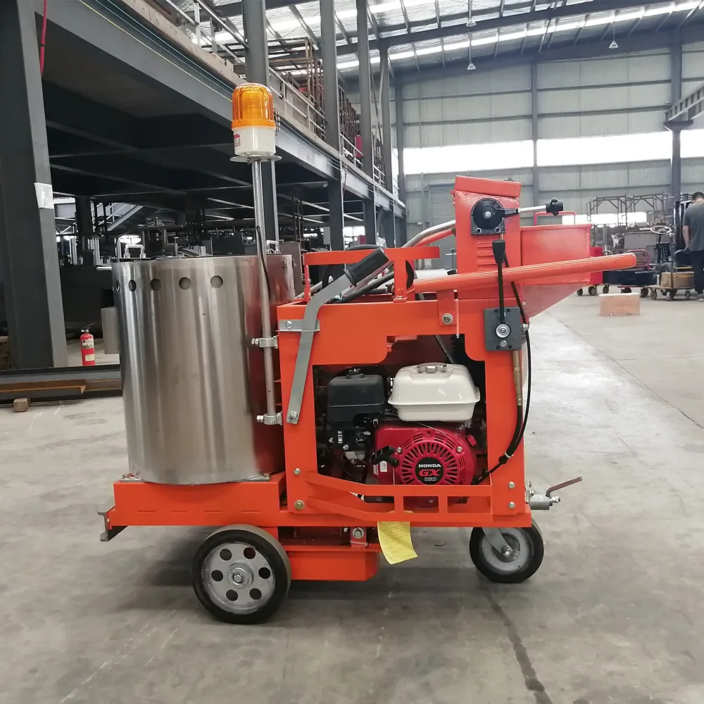 High Efficiency Hand Push Thermoplastic Road Marking Machine For Highway And Parking Lot
