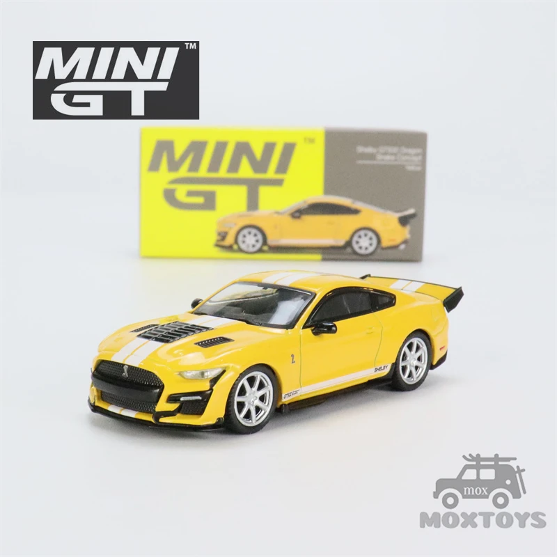 

Мини GT 1:64 Shelby GT500 Dragon Snake Concept желтая литая модель автомобиля