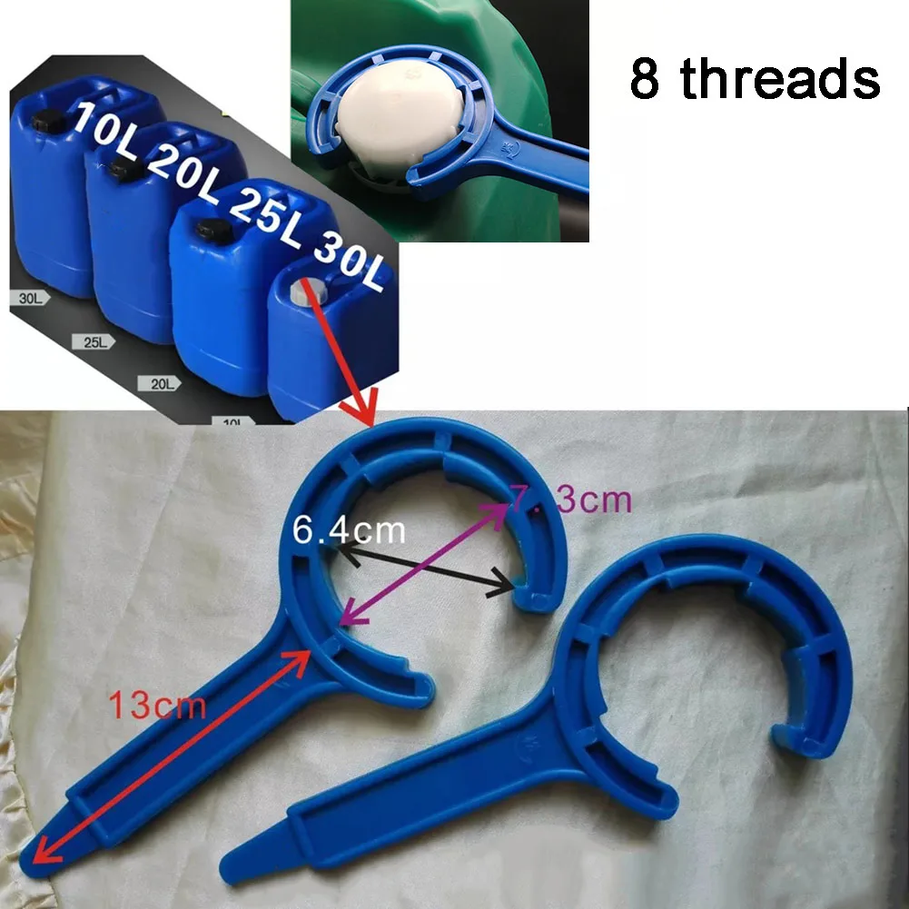 Accessories Bathroom Cap Spanner Spanner 6.4cm * 7.3cm 60g Blue Plastic Tools 1pcs For 20l25l 30l Plastic Bucket