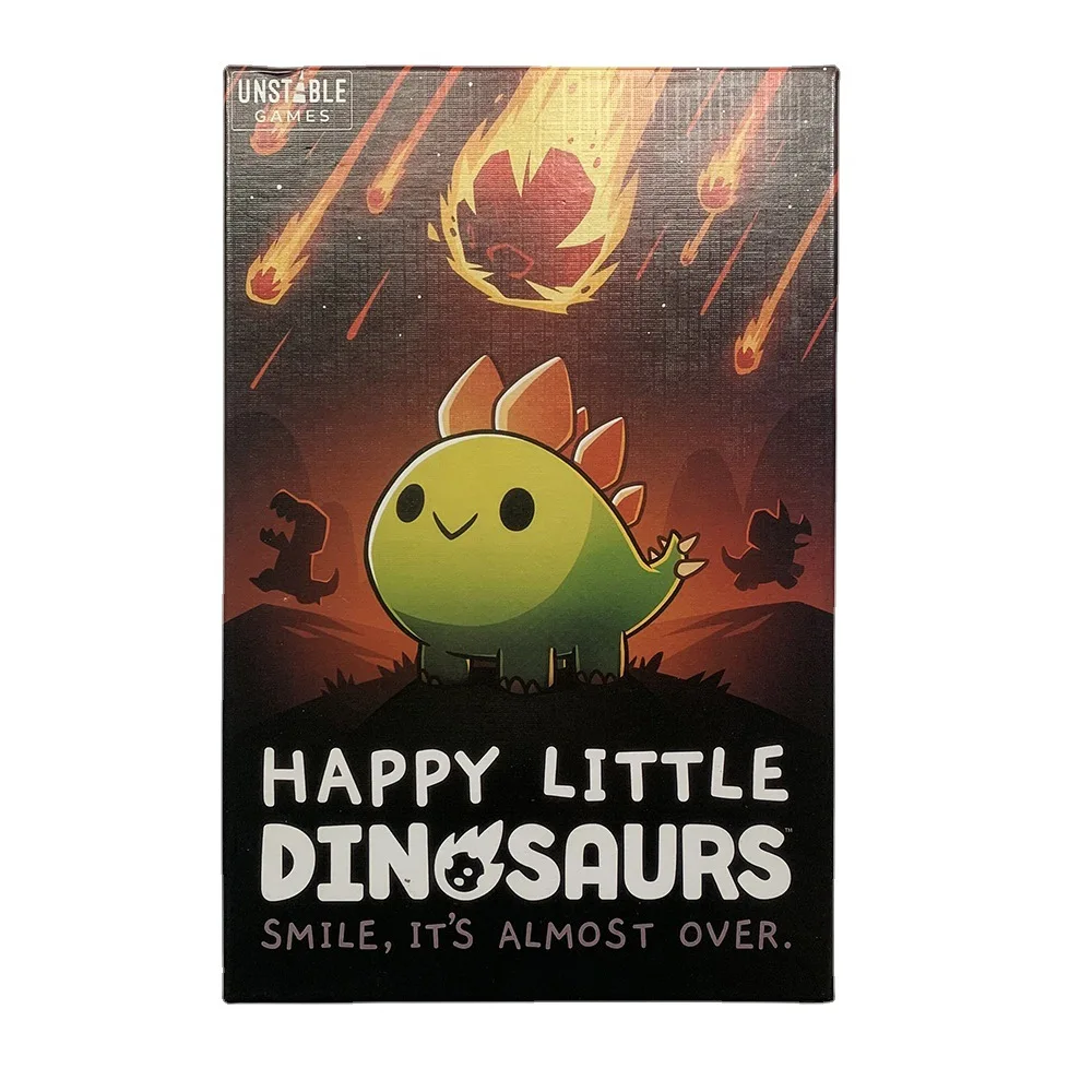 

Dinosaur Survival Card Game Happy Little Dinosaurs with Disaster Cards and Escape Strategy for Players and Collectors