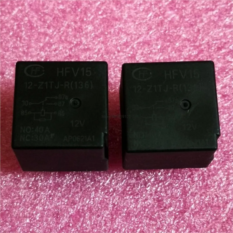   HFV15 12-Z1TJ-R (136) Relay 5 Pin 40A 12V HFV15 12-Z1TJ