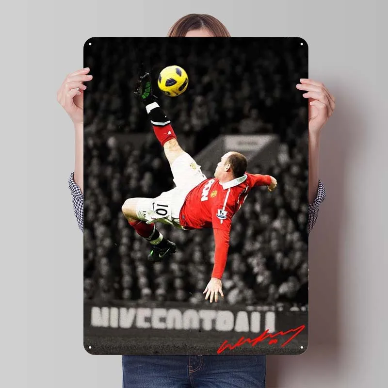 GOAL металлические вывески на заказ, спортивный постер, украшение, настенный декор, жесть для гостиной, вывеска для настенного художественного украшения, винтажный домашний декор