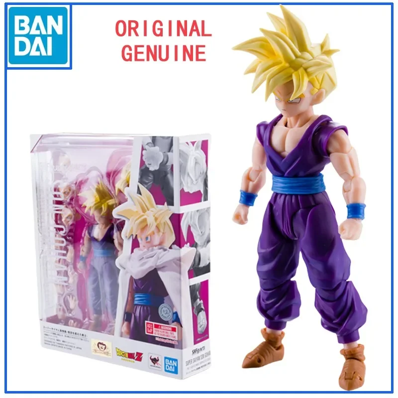 

Bandai Original Dragon Ball Anime SHFiguarts Son Gohan Action Figure Toys For Boys Girls Kids Gift Collectible Model Ornaments