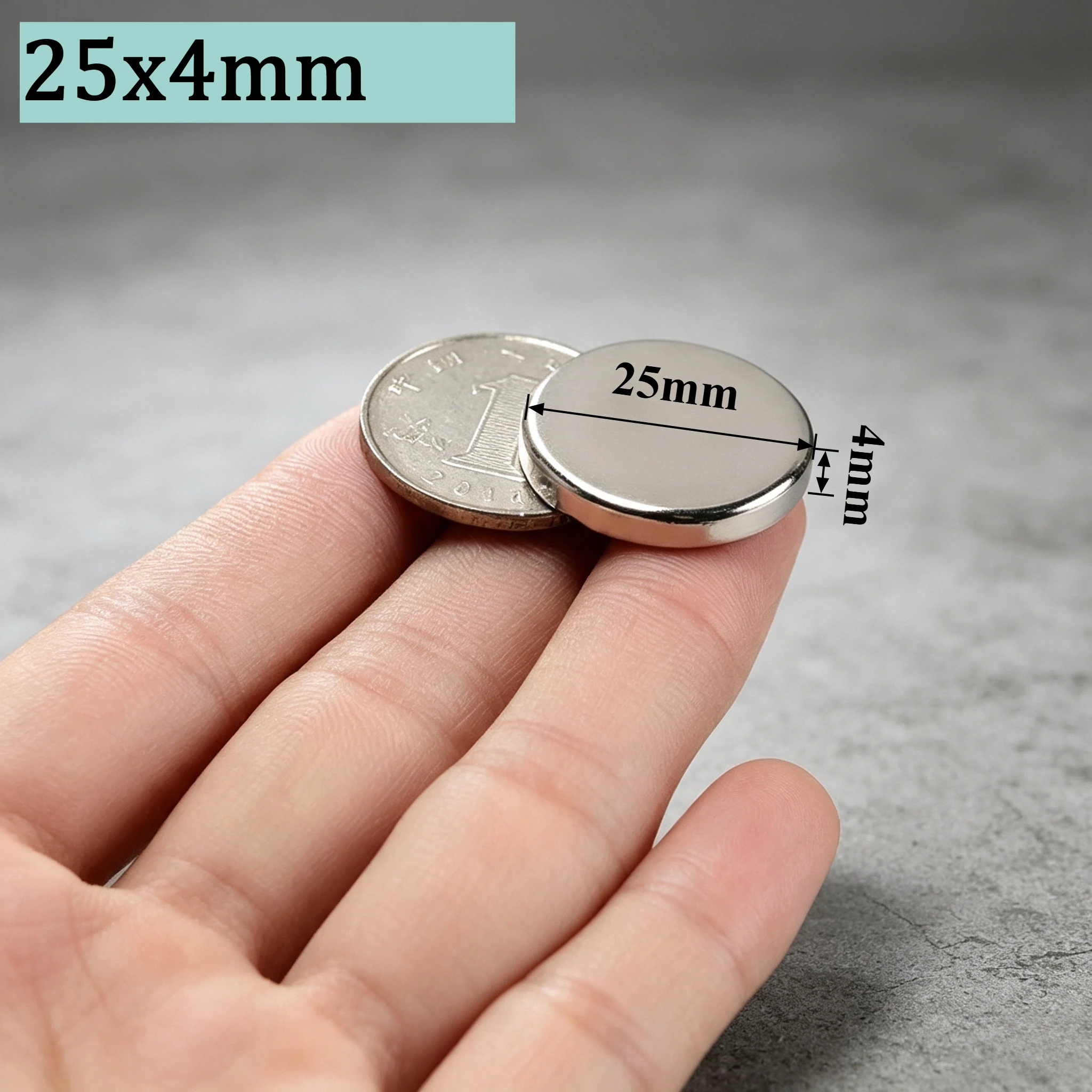 2/5/10/15/20/30PCS 25x4 mm Round Magnets   25x4 mm Strong Powerful Magnetic for Fridge,DIY,Building,Scientific,Craft,Education