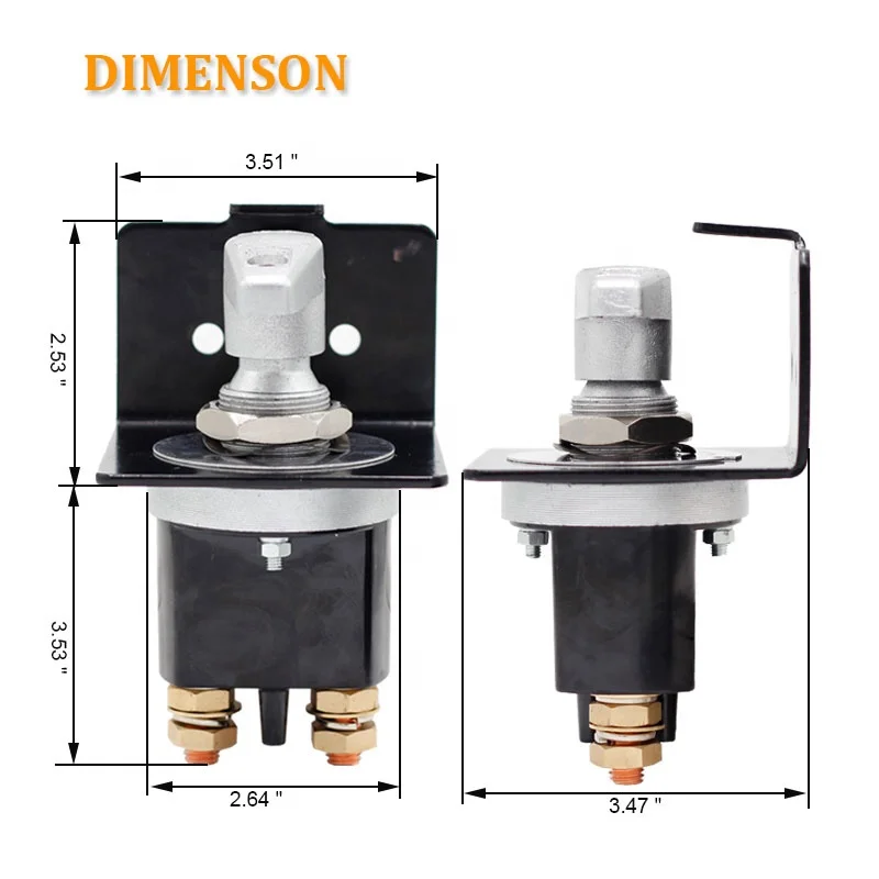 32V 500A   Car RV Boat Cut OFF Kill  Handles Automatic  Battery Disconnect Switch With Lock-Out Plate