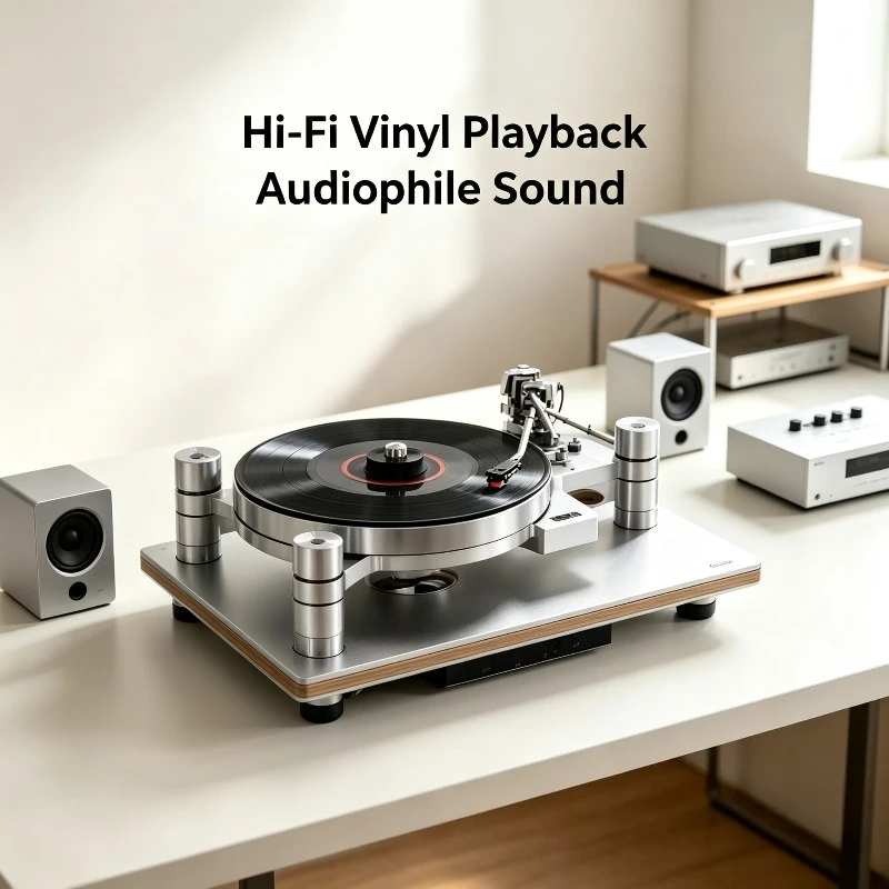 Amari LP-16 Magnetic Levitation Turntable Vinyl Record Player Tonearm Cartridge Disc Pressure Governor 115V/230V HiFi Gramophone