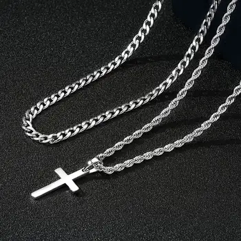 10 最佳銷售 925銀十字項鍊 - №7