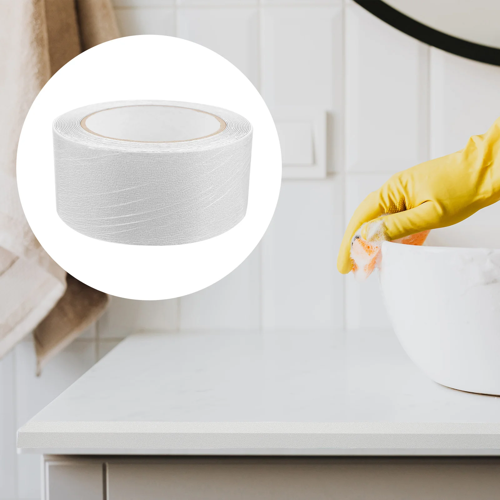 

1 Roll Anti-Slip Stickers Bathroom Non-Slip Tape Bathtub Floor Self-Adhesive Strips Safety Flooring Anti Skid Stickers