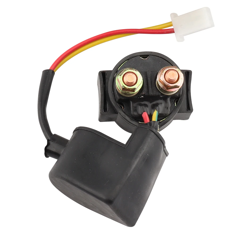Motorcycle Starter Solenoid Relay 2Pin with Protective Cover For GY6 50 ...