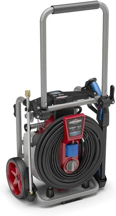 20667 2000 psi Electric Pressure Washer, 3.5 GPM, Red/Gray/Titanium