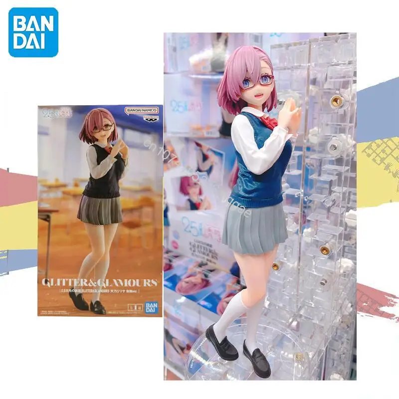 

In Stock Banpresto Original GLITTER&GLAMOURS Anime 2.5 Dimensional Seduction Kawaii RIRISA AMANO Action Figure Model Gitf