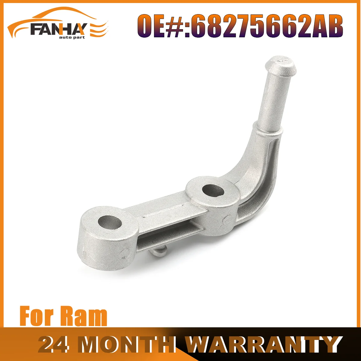

68275662AB Driver Side Rear Muffler Exhaust Bracket For Ram 1500 5.7L 6.2L 2019 2020 2021 2022 2023 2024 Direct Replacement
