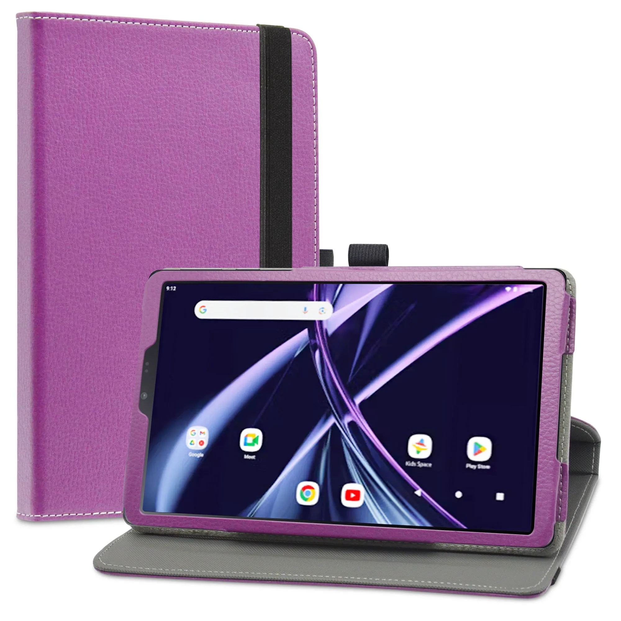 360 Degree Rotary Rotating PU Leather Case  for 8.7