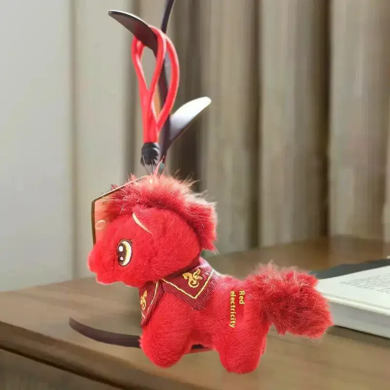 Uroczy pluszowy wisiorek z kucakiem, maskotka na Chiński Nowy Rok, ozdoba do torby, kreskówkowy pluszak, breloczek, prezenty na Nowy Rok 2026
