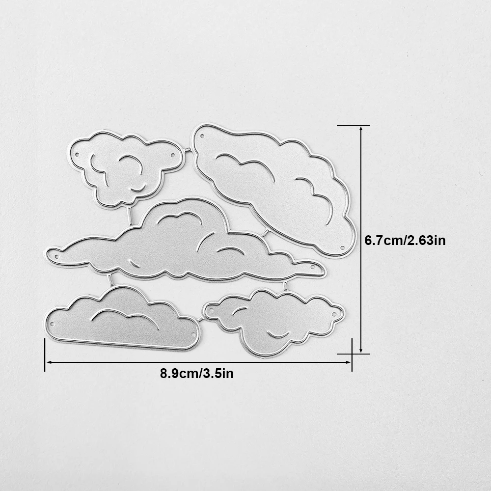 Clouds gather Metal Cutting Dies Stencils for DIY Scrapbooking Decorative Embossing DIY Paper Cards