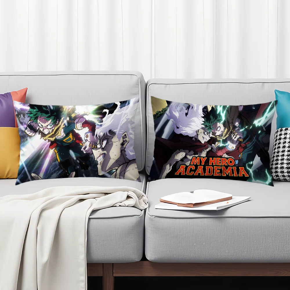 anime My h-Hero a-Academia FINAL SEASON cushion cover Rectangle Pillow Cover Home Sofa living Room Office Coffee Shop Pillowcase