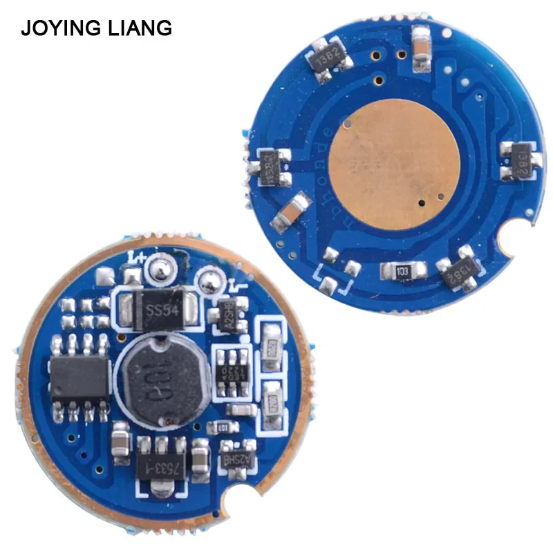 JYL9805 Magnetically Controlled Long Distance Flashlight Drive PCB 3-8V 25mm LED Circuit Board