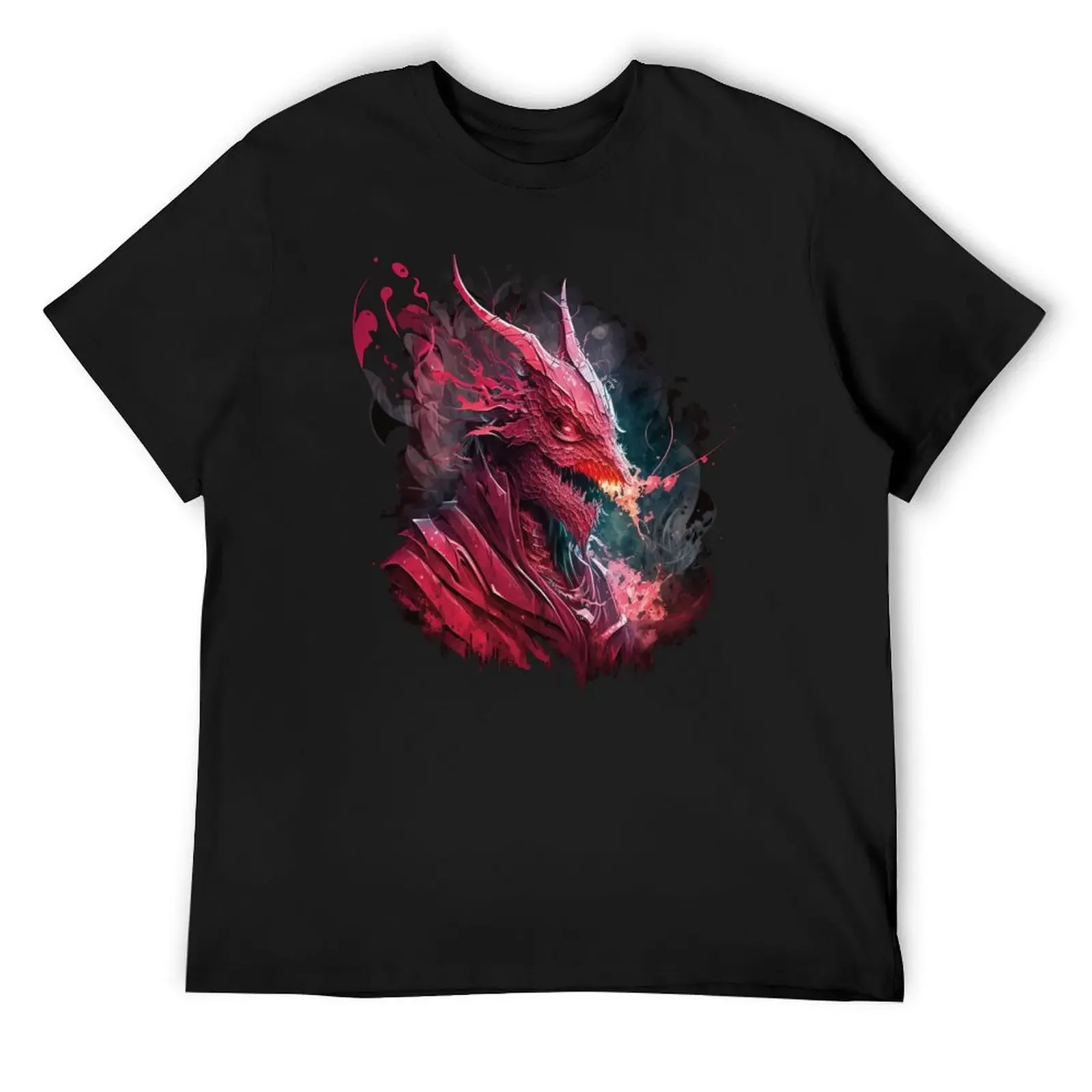 

dragon wizard T-Shirt Blouse T-shirts man summer clothes Men's cotton t-shirt