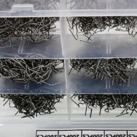 

6 Sizes 1200/1800/3000pcs Car Bumper Plastic Parts For Welding Nail Repair 0.8/0.6 Mm In Diameter For Repair Most Plastic Holes