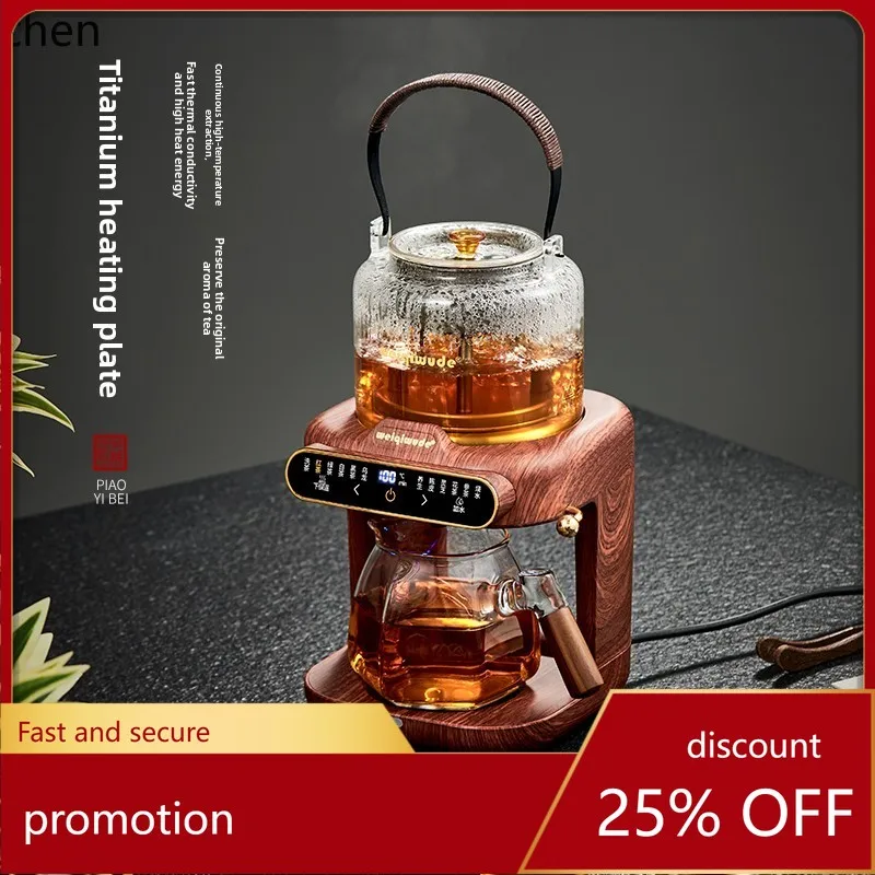 

HXL Pure Titanium Tea Maker Fully Automatic Water Filling Boiling Health Kettle Tea Table Integrated