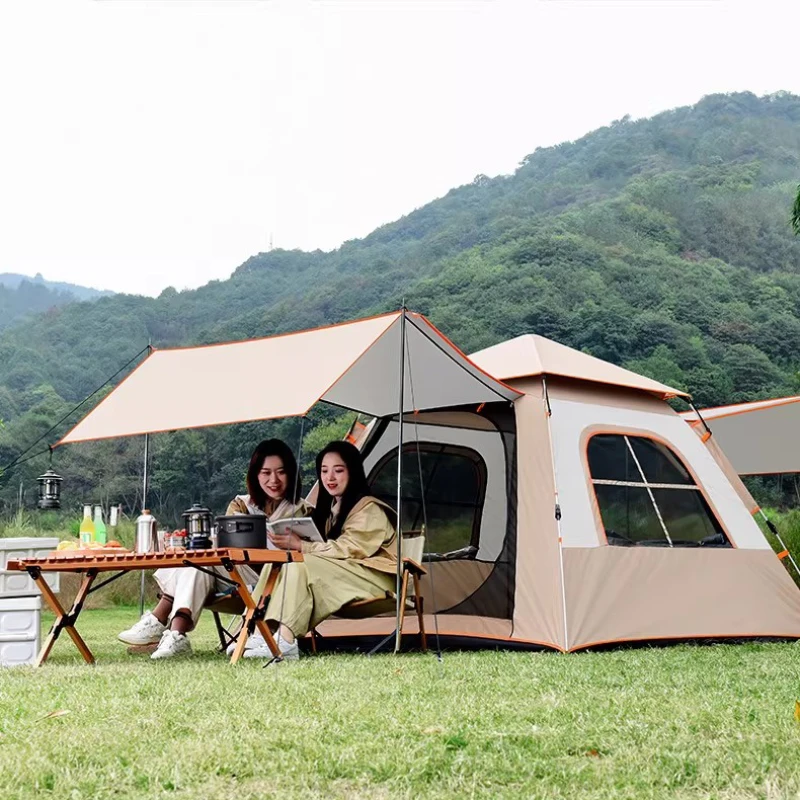 Outdoor Trip Portable Camping Tent Folding Sunshade Light-Weight Camping Tent Windproof Windbreaker Tenda De Viagem Folding Tent