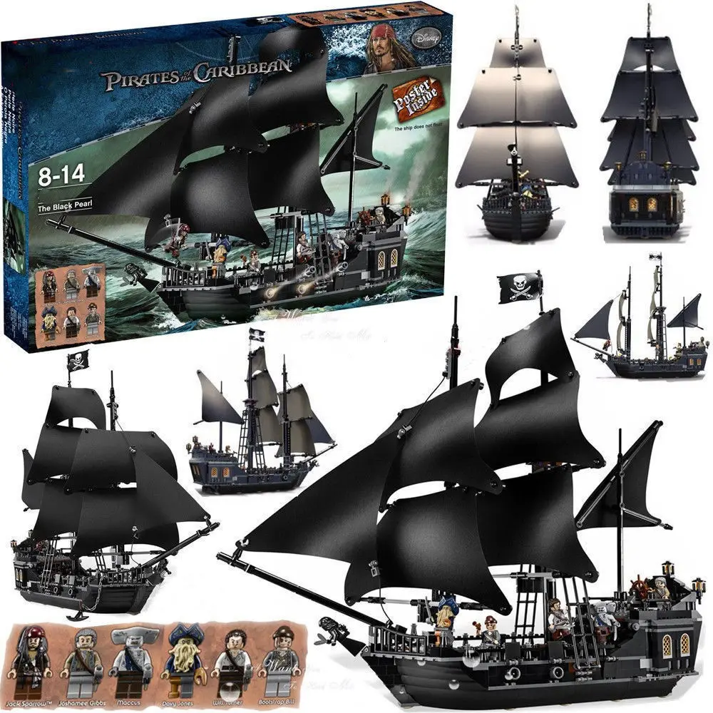 

800+ Parts MOC Ship Building Kit - Complex Pirate Vessel Model for Adult Hobbyists, Challenging DIY Project Age 14+
