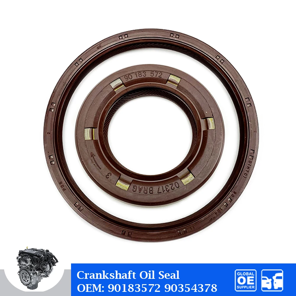 Vedação do óleo dianteiro e traseiro do virabrequim, Buick Excelle, 1.8L, Regal 2.0, Chevrolet Aveo Captiva Optra, Acessórios de carro, 90183572, 90354378