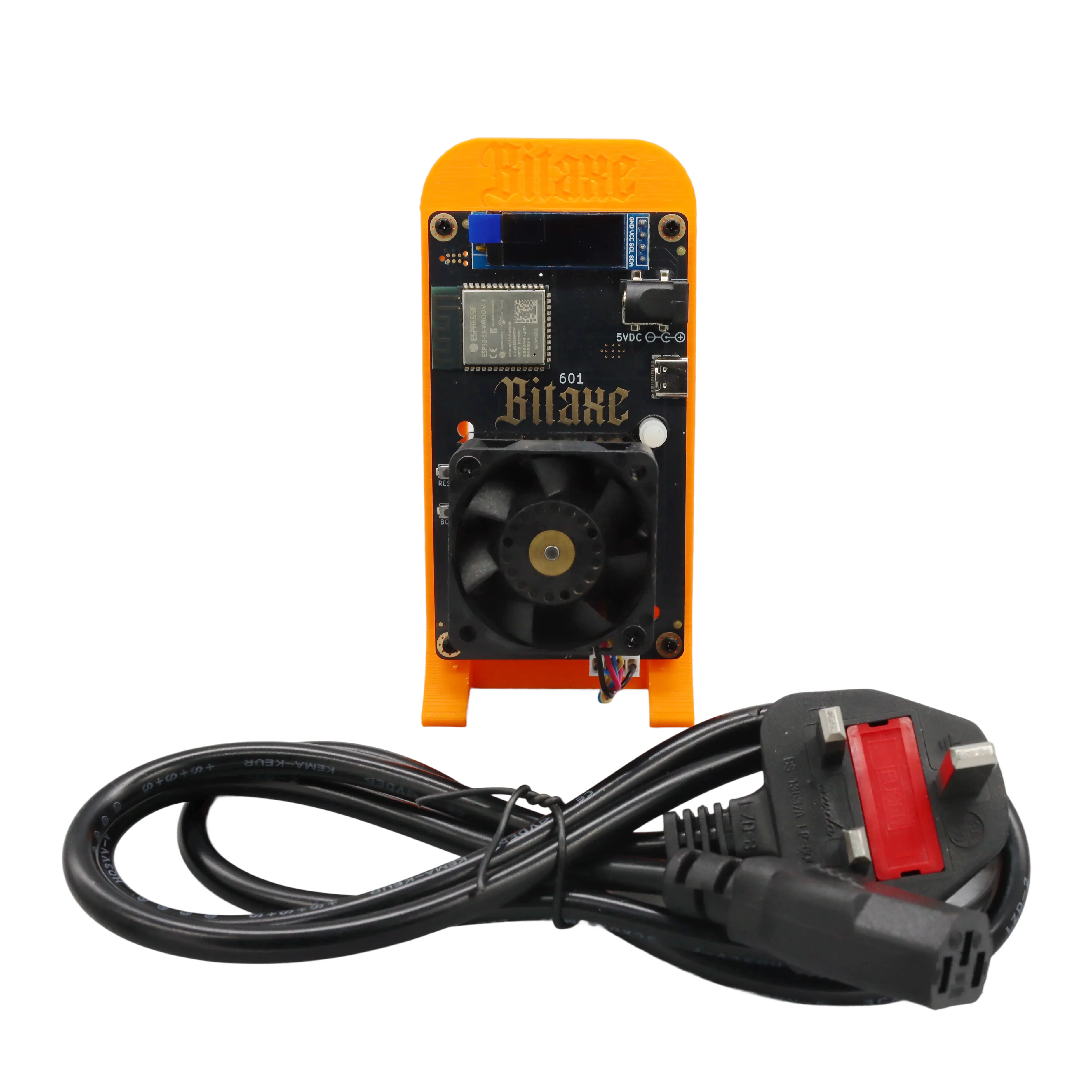 2025 최신 비트액스 감마 601 1.3th/s 18W 오픈 소스 비트코인 듀얼 팬 ASIC 채굴기, 파워 서플라이 포함 최강 채굴기