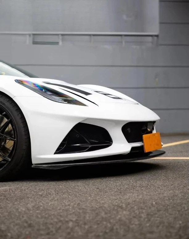 Car Styling Dry Carbon Fiber Spoiler Side Skirts Front Lip Rear Diffuser GT-4 Style Body Kit for Lotus Emira