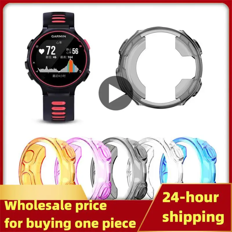 

Легкий противоударный-вес прозрачный чехол для-Garmin Forerunner 235/735XT защитный чехол Ультратонкий защитный чехол