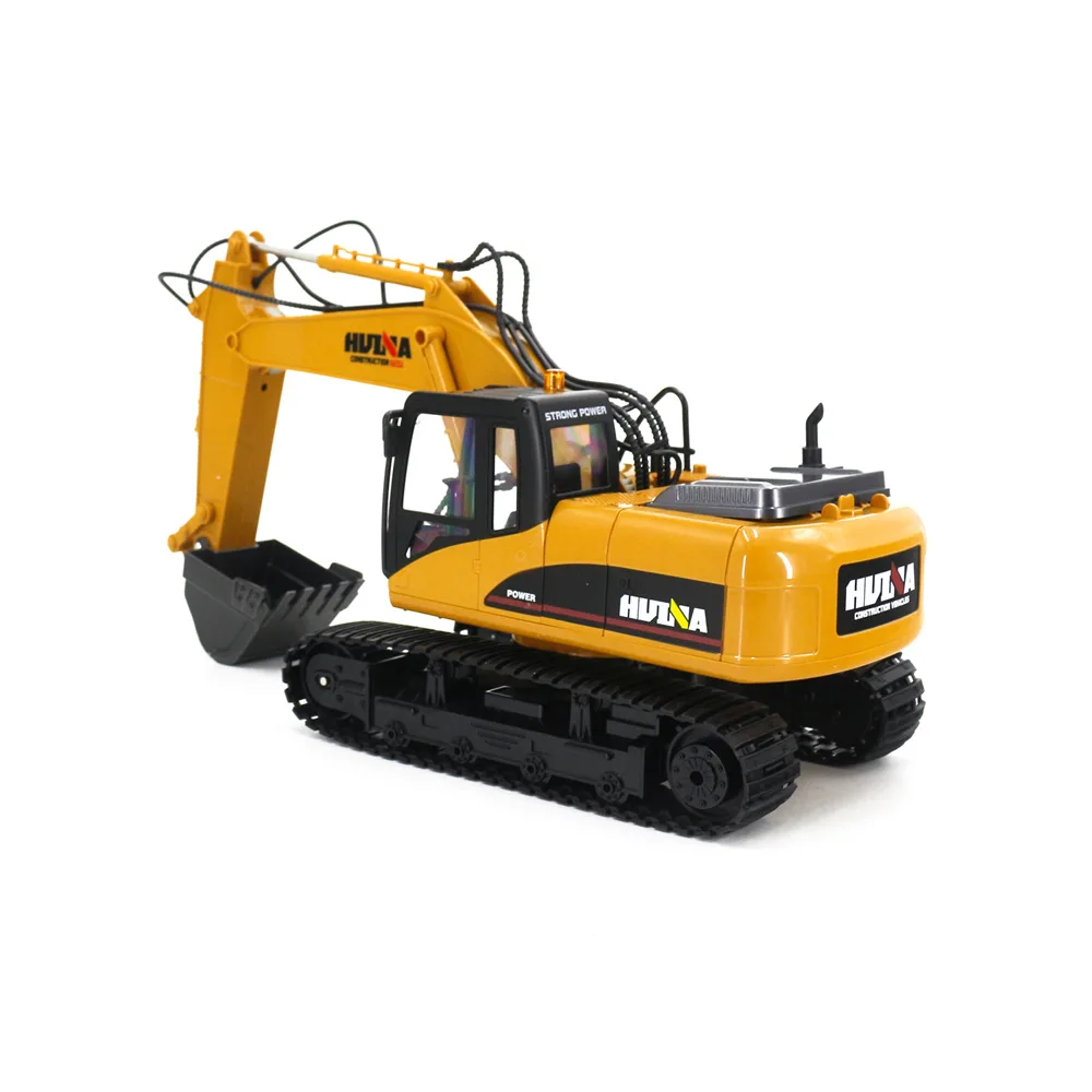 

Новый радиоуправляемый экскаватор Huina 1535, 2.4G, 1:14, 15 каналов, из сплава, электрическая модель, подарок на день рождения