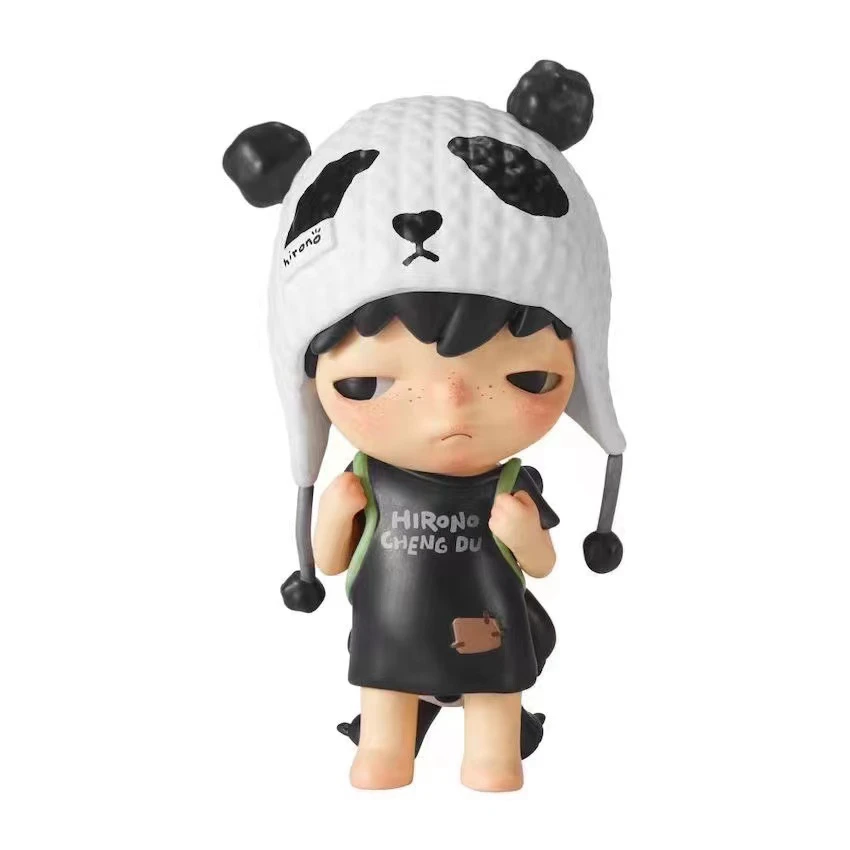 

Pop Mart Hirono Cheng Du Stary Panda Elevator Kawaii Dolls Action Anime Figures Ornaments Colletion Girl Gifts Toys and Hobbies