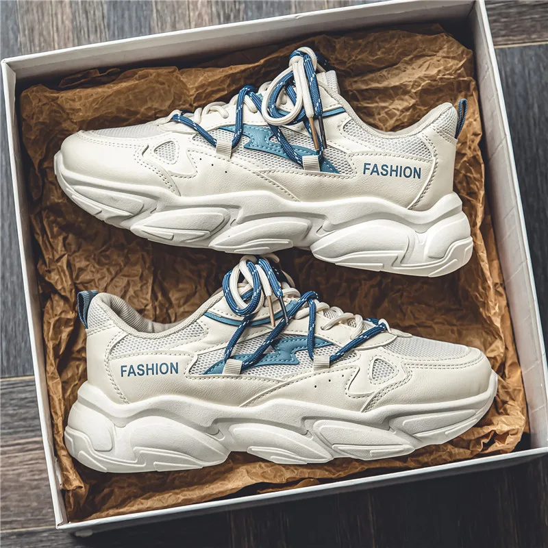 

Повседневная мужская обувь, модные мужские кроссовки 2025 года, удобные дышащие мужские кроссовки с защитой от запаха на толстой подошве, Tenis Masculino