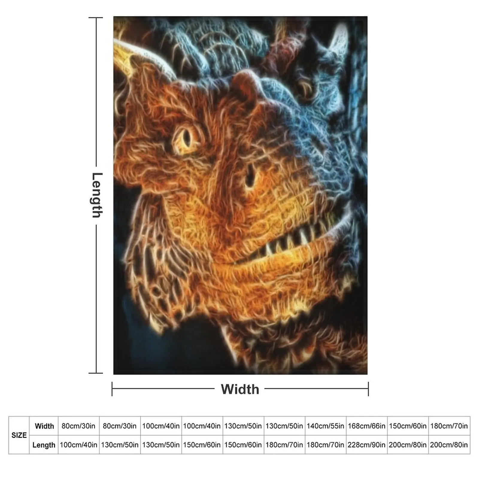 Draco The Dragon From The Hit Dragonheart Movie Throw Blanket for sofa Hairys Quilt Kid'S Blankets