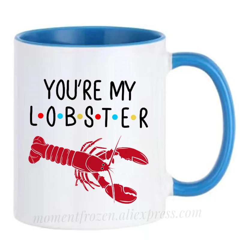 

Lobster Cups Valentines Gifts Lover Couples Wife Husband Coffee Mugs TV Friends Mugs Milk Tableware Coffeeware Teaware Drinkware