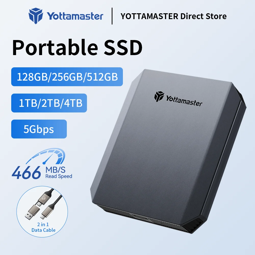 ssd-esterno-yottamaster-5gbps-128gb-256gb-512gb-1tb-2tb-4tb-466mb-s-unita-a-stato-solido-portatile-pssd-2-in-1-con-cavo-dati