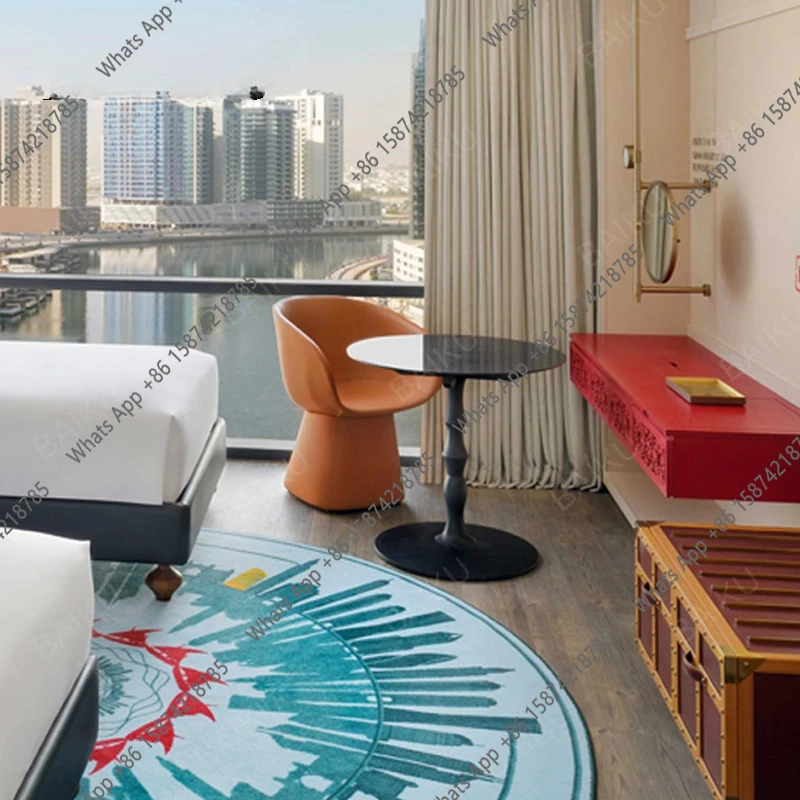 Modern creative design gradient two-color fabric FRP lounge dining chair living room office conference reception chair