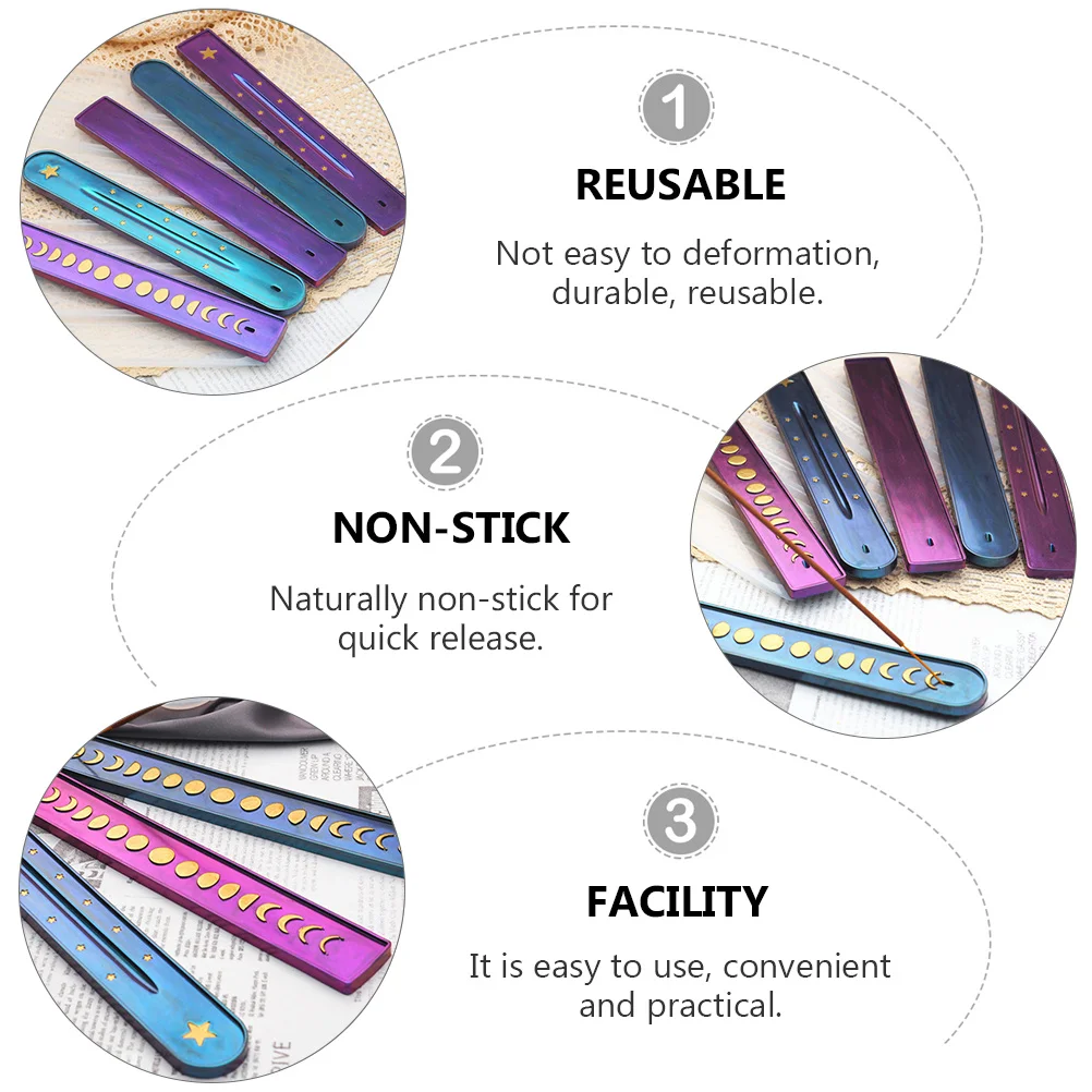 

Phase of Moon Incense Stick Holder Mold DIY Tool Handmade Craft Making Moon Star Casting Mould Unique Gift Idea