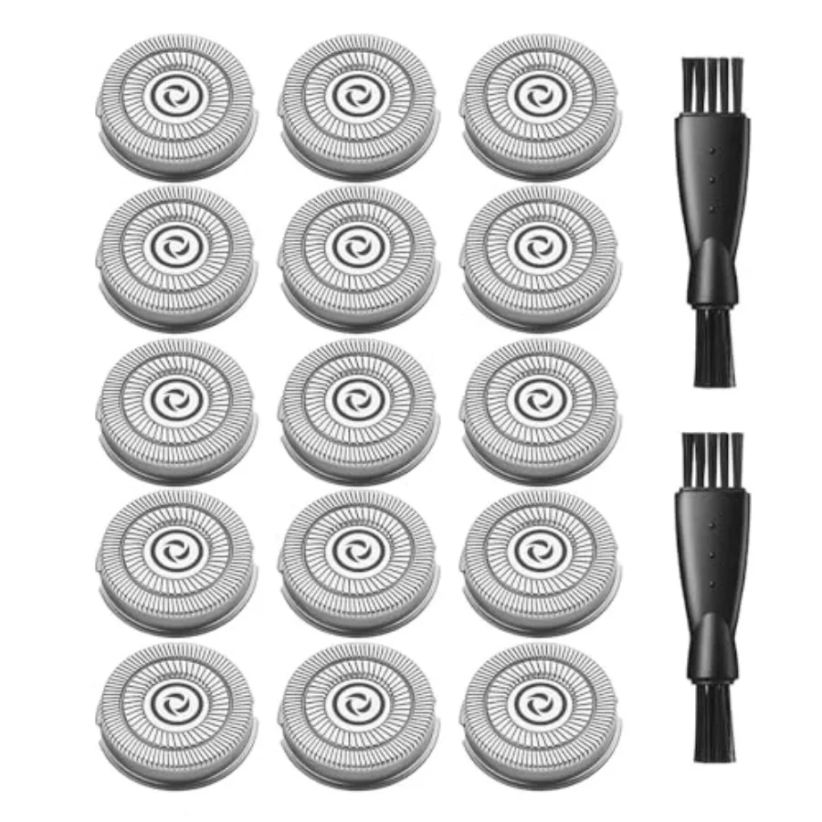 

15PCS RMS8101 Replacement Blades Compatible with MAX-T Replacement Blades for MAX-T Men's Electric Shaver RMS7109 RMS81012, Cle