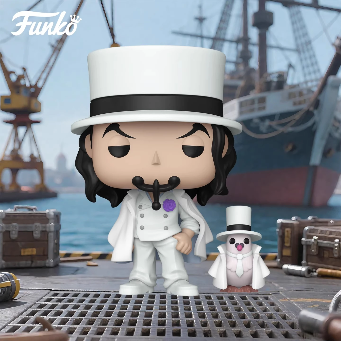 

FUNKO POP《One Piece: Rob Lucci and Pigeon Hattori Blind Box》Anime Action Desktop Decoration Ornament ModelToys Collectible Model