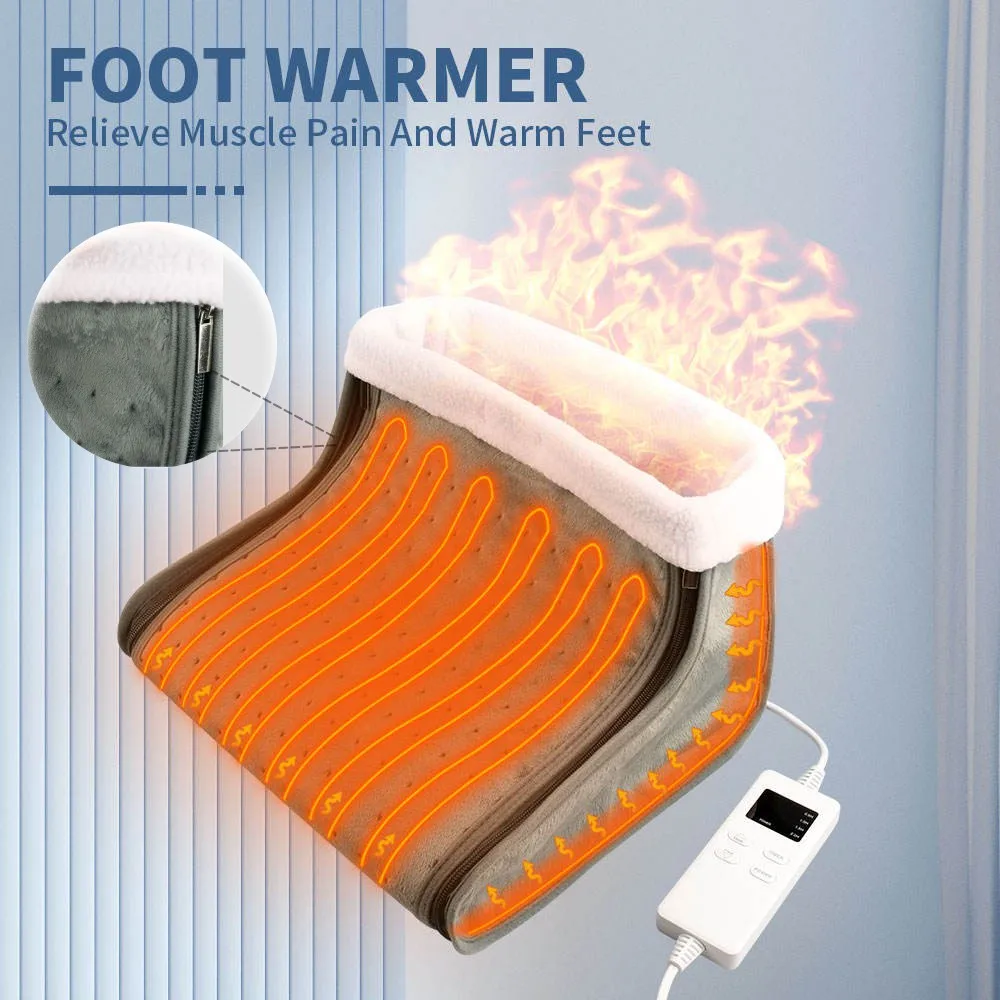 Portable Heating Foot Pad Winter Foot Warm Pads Foot Heater Foot Stove Foot Hot Electric Heating Pad Removable Electric Heating