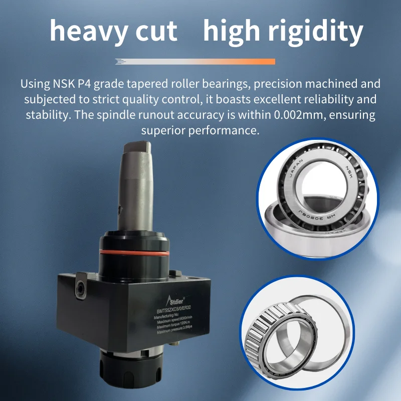 Stdier Manufactures Radial and Axial Vdi40 Live Tool, Supports Customization of Various Static and Dynamic Tool Holders AA