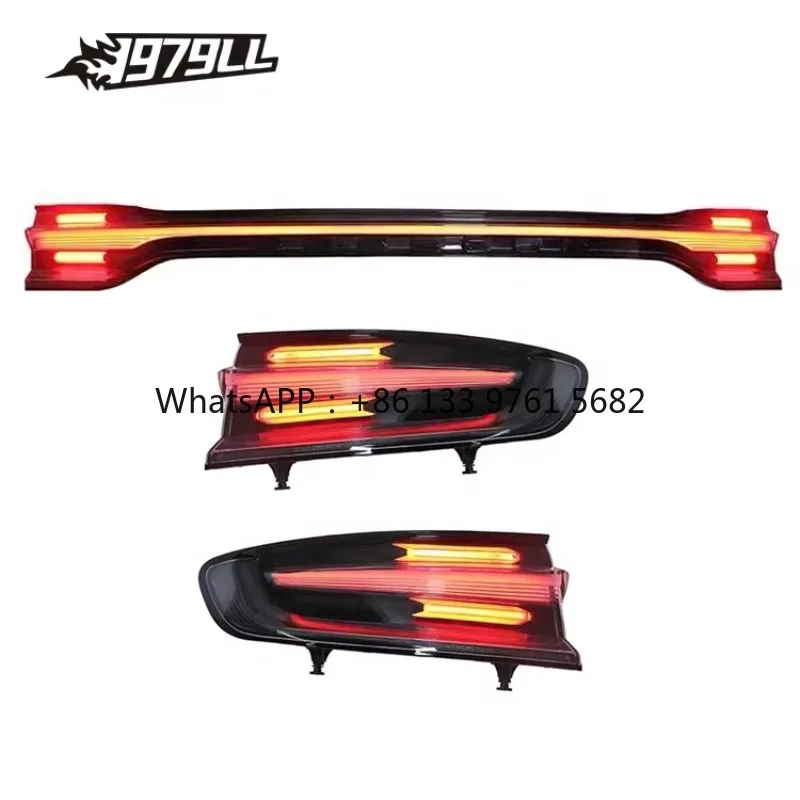 [1979LL]자동차 후방 조명 2014-2017 95B.1 테일 라이트 Macan 95B용 LED 미등으로 2023 업그레이드