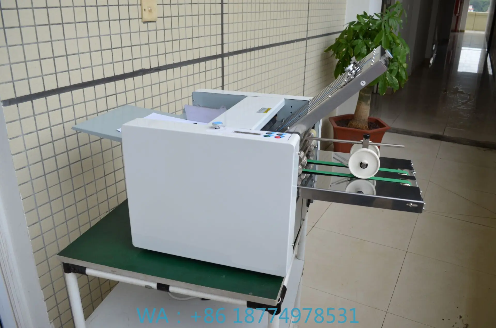 Paper Machine A4 Paper Fold Envelope MachineAutomatic Electric Folding Paper Machine Accordion Folding