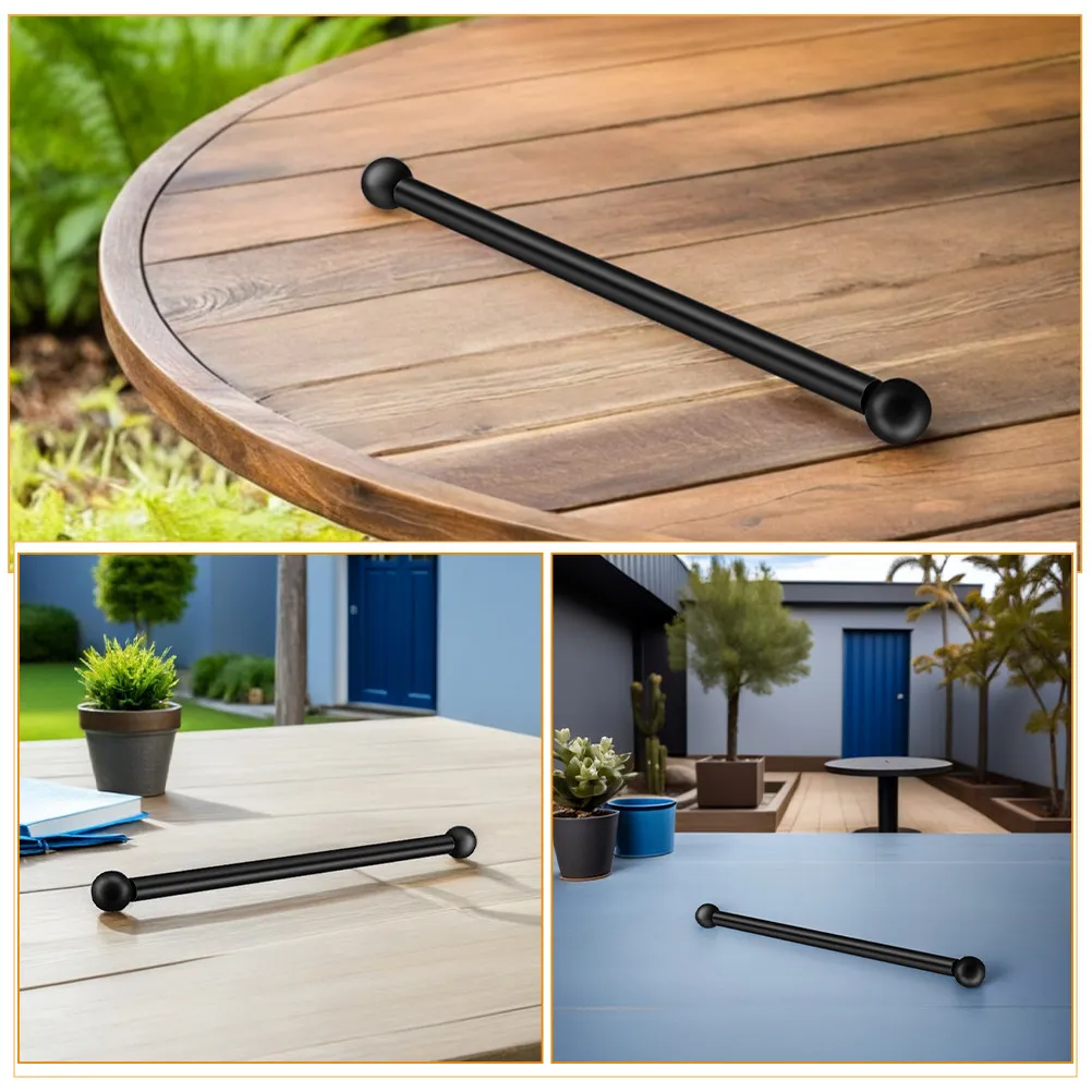 2Pcs Outdoor Lamp Post Cross Arm Black Metal Heavy Duty Replacement Light Pole Bar for Garden Patio Lamp Accessories view 2