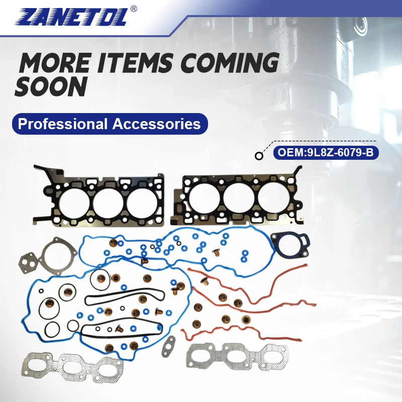 

ZANETOL Cylinder Head Gasket Set for FORD ESCAPE FUSION 2010~2012 for MAZDA TRIBUTE 2010~2011 9L8Z-6079-B 9L8E6079AB 9L8Z6079B