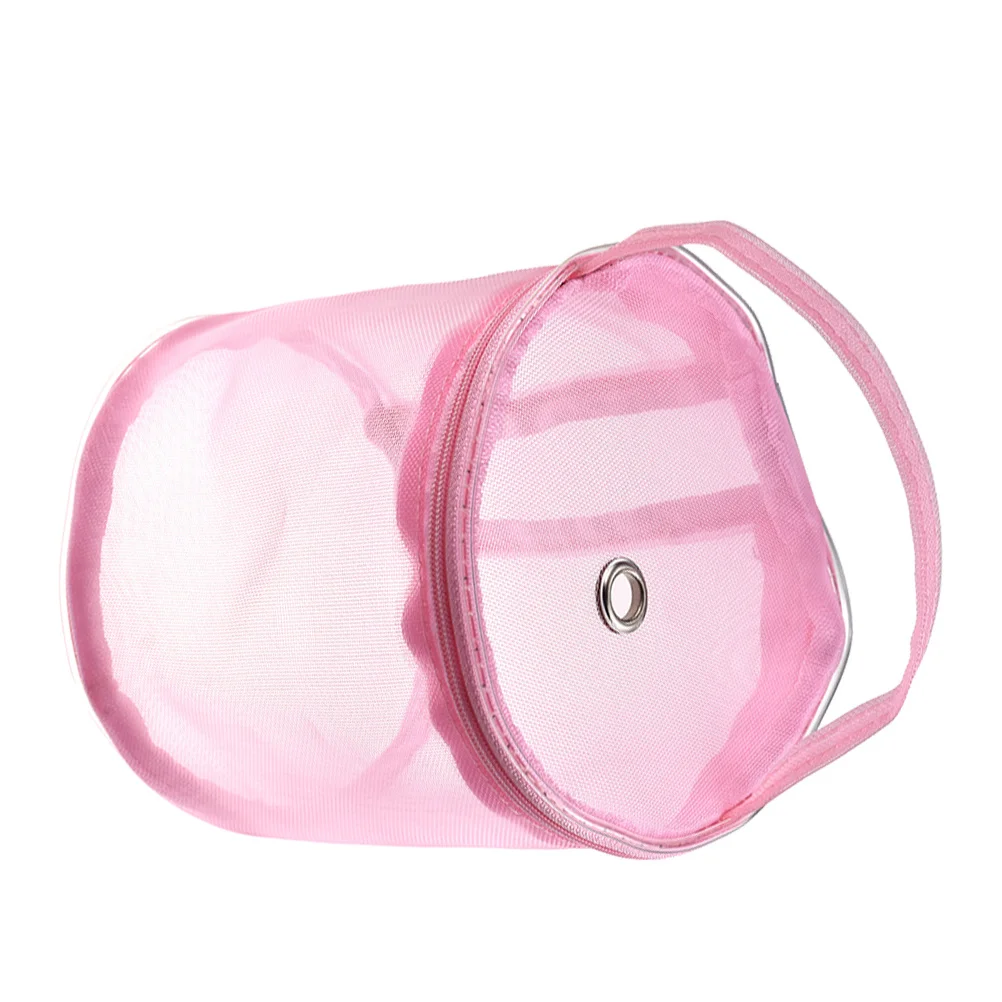 الحياكة الغزل حقيبة التخزين الكروشيه المنظم حمل شبكة مقبض الصوف الكرة الناقل دائم النايلون الكروشيه حقيبة التخزين