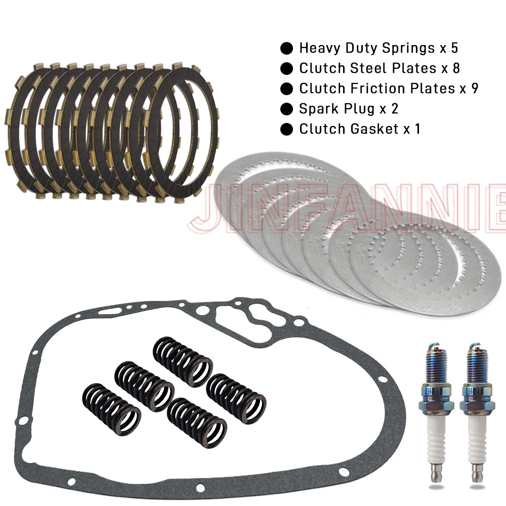 Clutch Plates Gasket Kit For Suzuki Intruder VL1500 1998-2009 / Boulevard VL1500 C90 2005-2009 / Boulevard VL1500 C90T 2005-2009