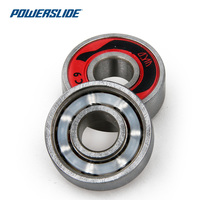 16pcs Original Powerslide Devil ILQ-9 Miniature Ball Radial Ball Bearings EVO Red Cover 608ZZ for Japy SEBA Patines